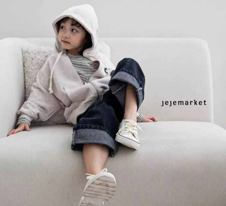 Jeje Market - Korean Children Fashion - #prettylittlegirls - Nember Hoody Zip-up