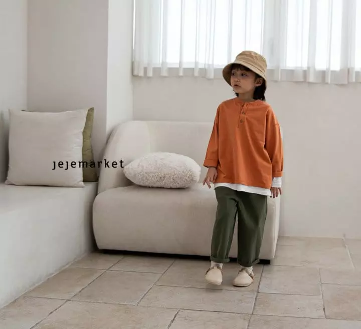 Jeje Market - Korean Children Fashion - #stylishchildhood - Herny Neck Tee - 5
