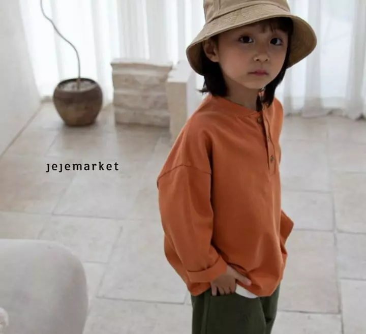 Jeje Market - Korean Children Fashion - #todddlerfashion - Herny Neck Tee - 3