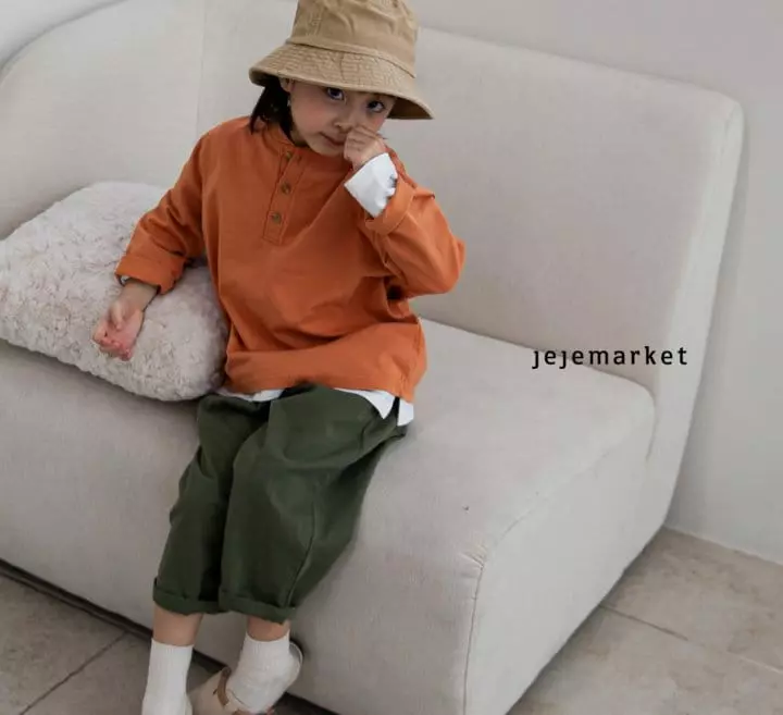 Jeje Market - Korean Children Fashion - #todddlerfashion - Herny Neck Tee - 4