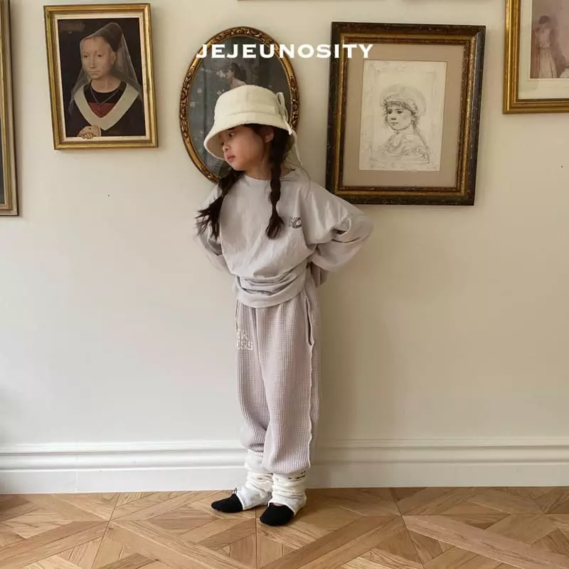 Jejeunosity - Korean Children Fashion - #kidsshorts - Manu Waffle Pants - 3