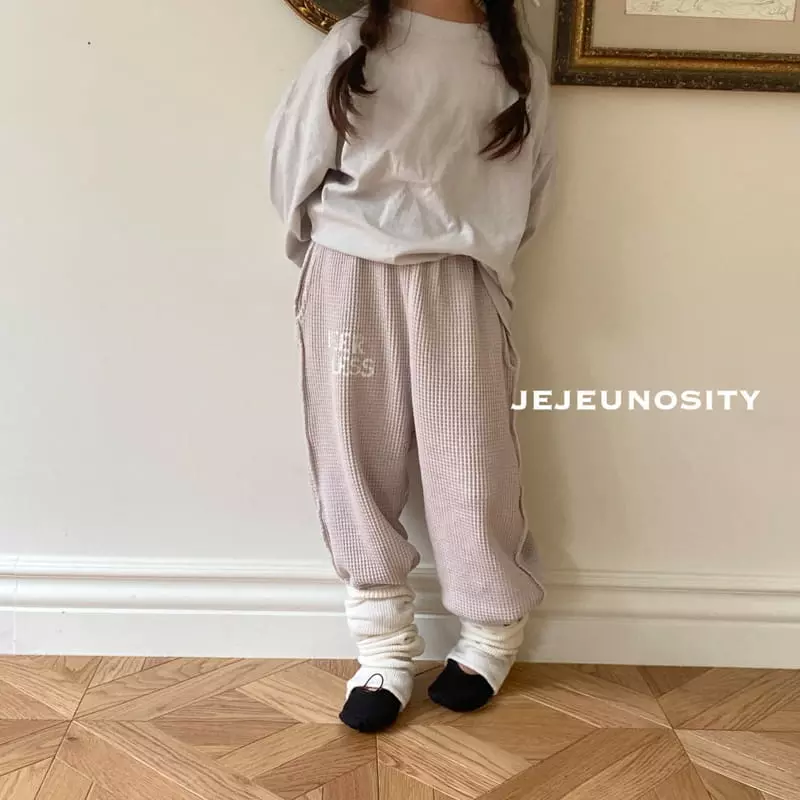 Jejeunosity - Korean Children Fashion - #kidsshorts - Manu Waffle Pants - 4