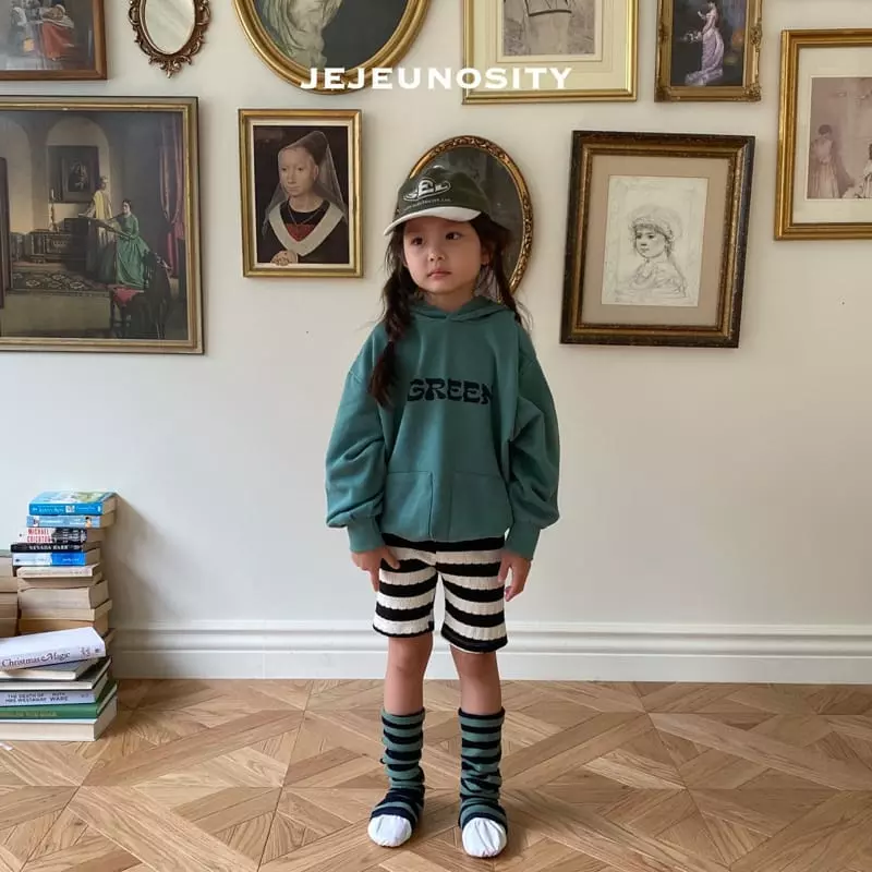 Jejeunosity - Korean Children Fashion - #magicofchildhood - Green Hoody - 2