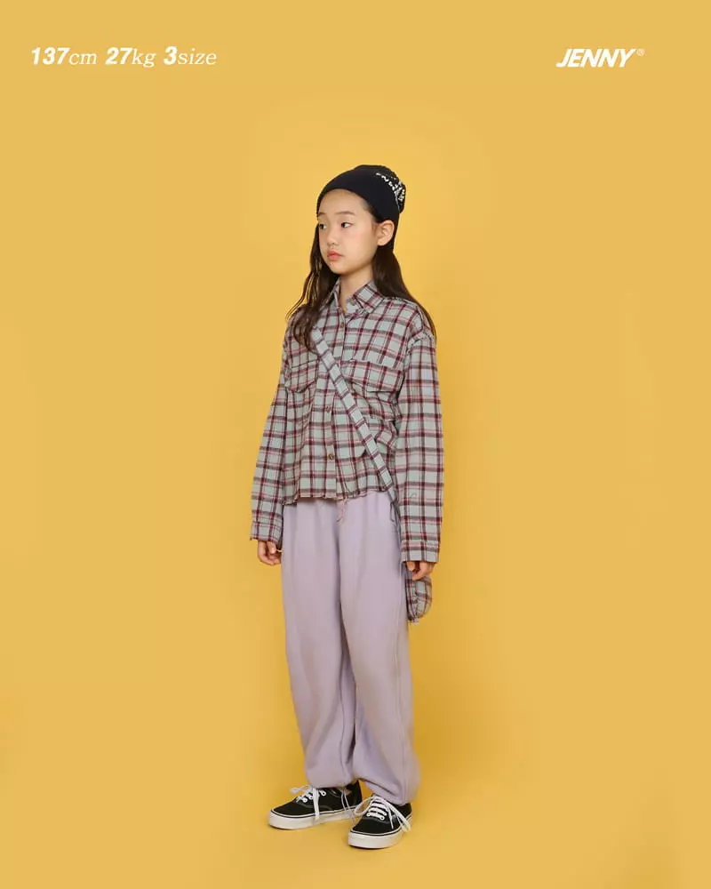 Jenny Basic - Korean Junior Fashion - #childrensboutique - Check Messenger Bag - 12