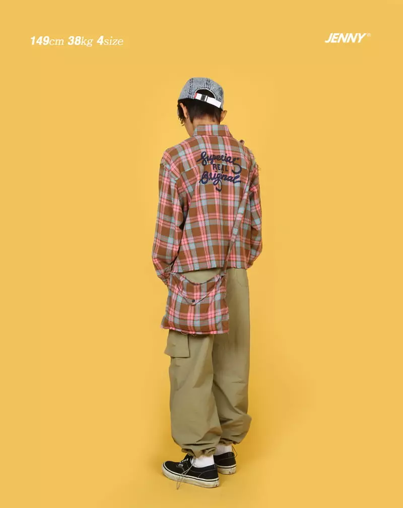 Jenny Basic - Korean Junior Fashion - #childrensboutique - Real Check Shirt - 9