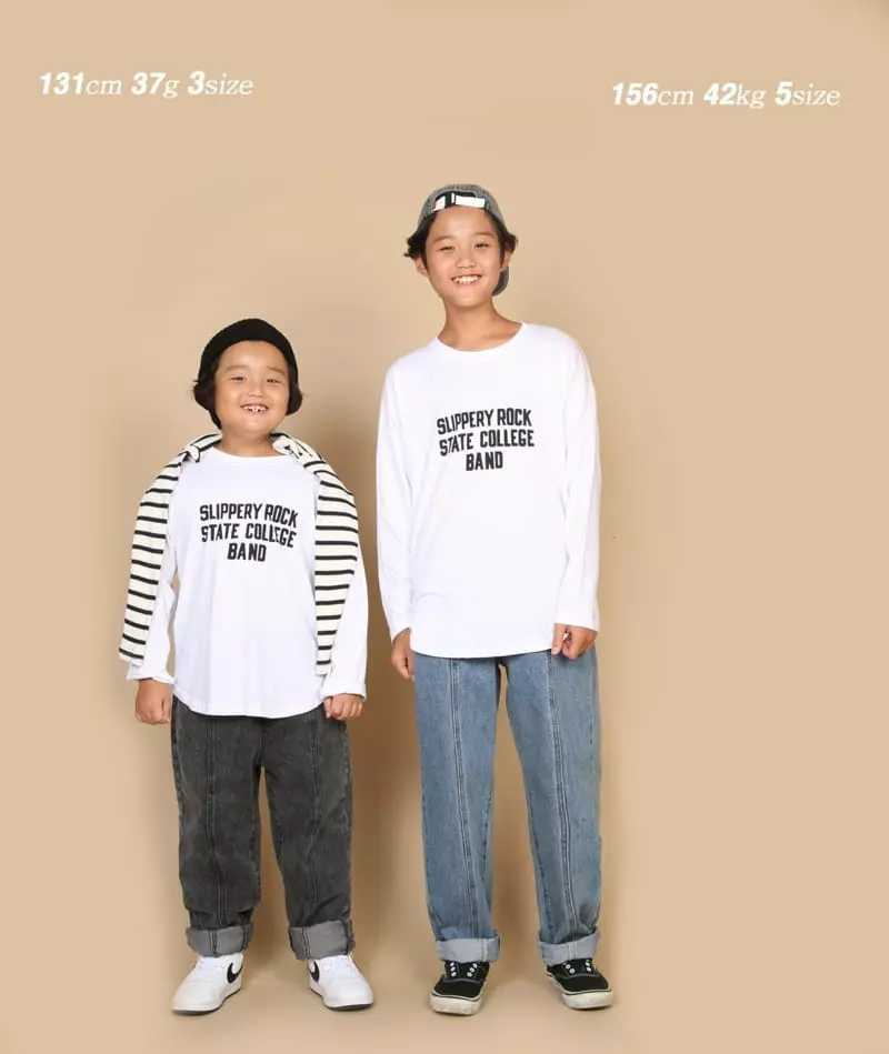 Jenny Basic - Korean Junior Fashion - #kidzfashiontrend - Band Basic Tee - 6