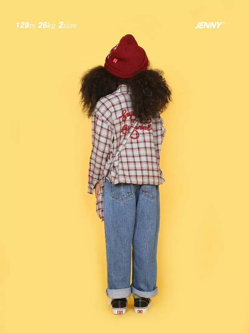 Jenny Basic - Korean Junior Fashion - #minifashionista - Real Check Shirt - 5