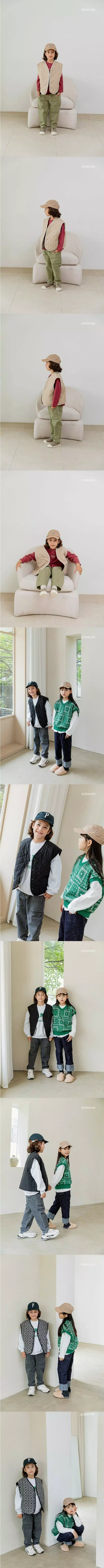 Jermaine - Korean Children Fashion - #childofig - Paisely Reversible Vest - 2