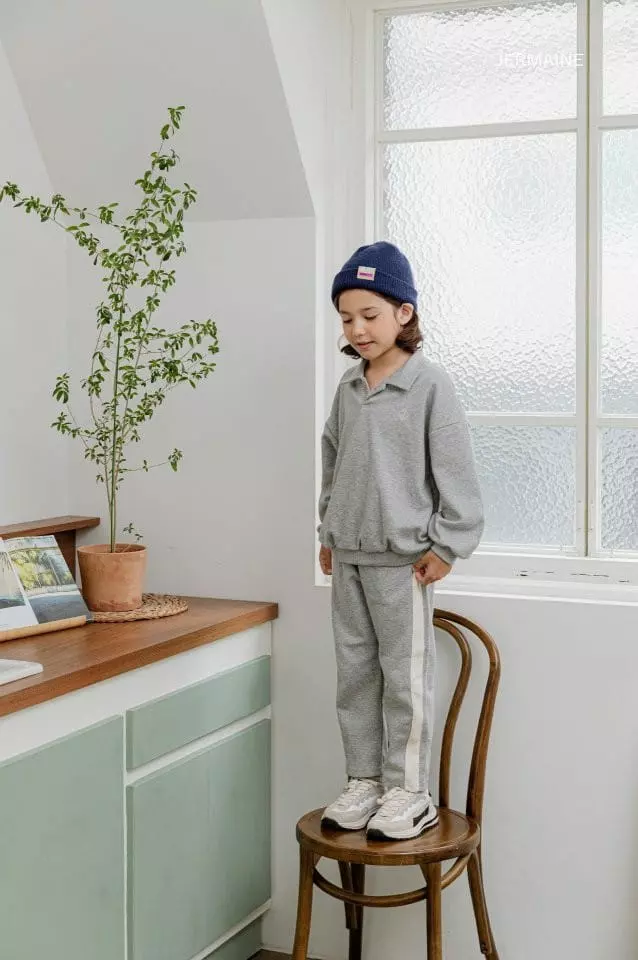 Jermaine - Korean Children Fashion - #childofig - J Basic Collar Tee