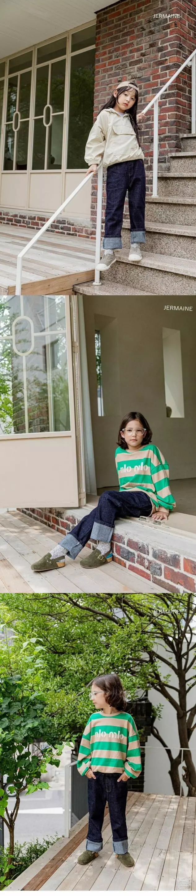 Jermaine - Korean Children Fashion - #childrensboutique - Standard Jeans - 3