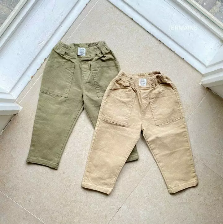 Jermaine - Korean Children Fashion - #childrensboutique - Smile Pocket Pants