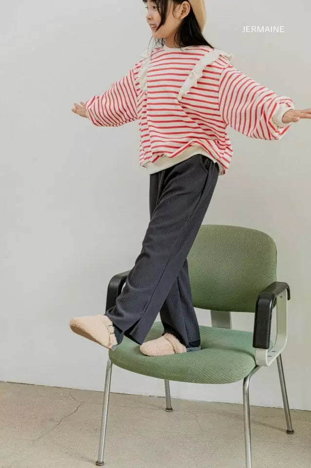 Jermaine - Korean Children Fashion - #magicofchildhood - Mir Rib Slit Pants