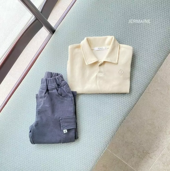 Jermaine - Korean Children Fashion - #magicofchildhood - Smile Cargo Pants - 4