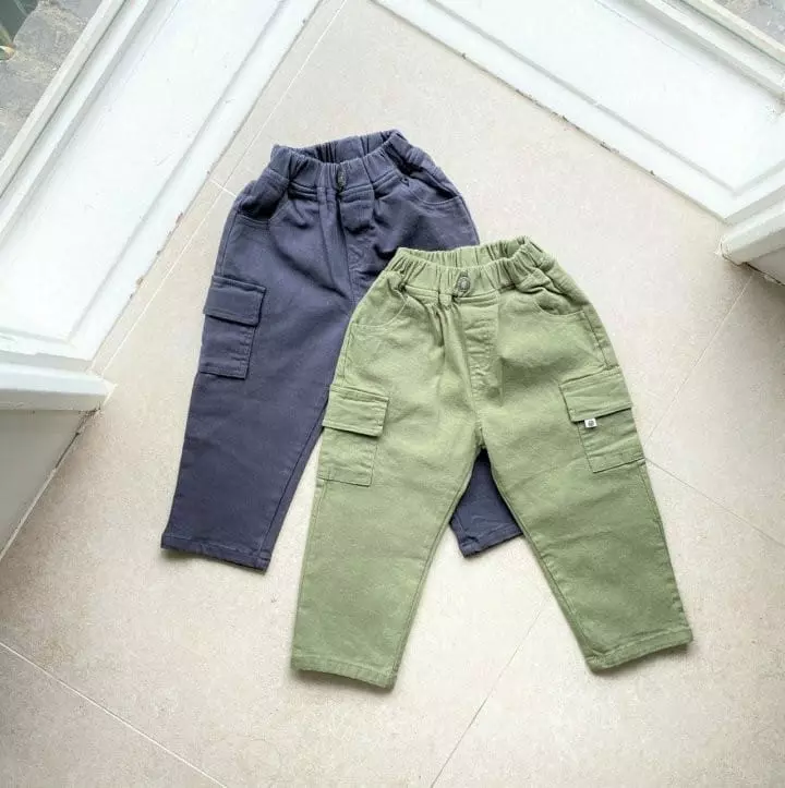 Jermaine - Korean Children Fashion - #prettylittlegirls - Smile Cargo Pants - 5