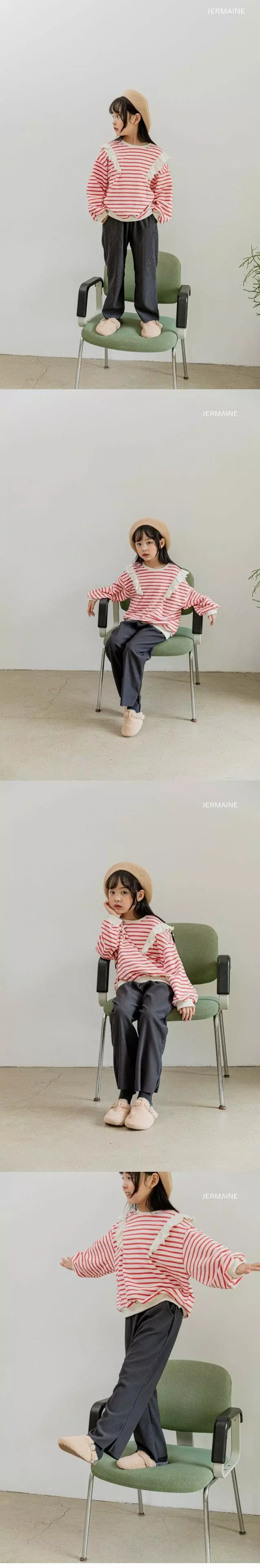 Jermaine - Korean Children Fashion - #prettylittlegirls - Mir Rib Slit Pants - 3