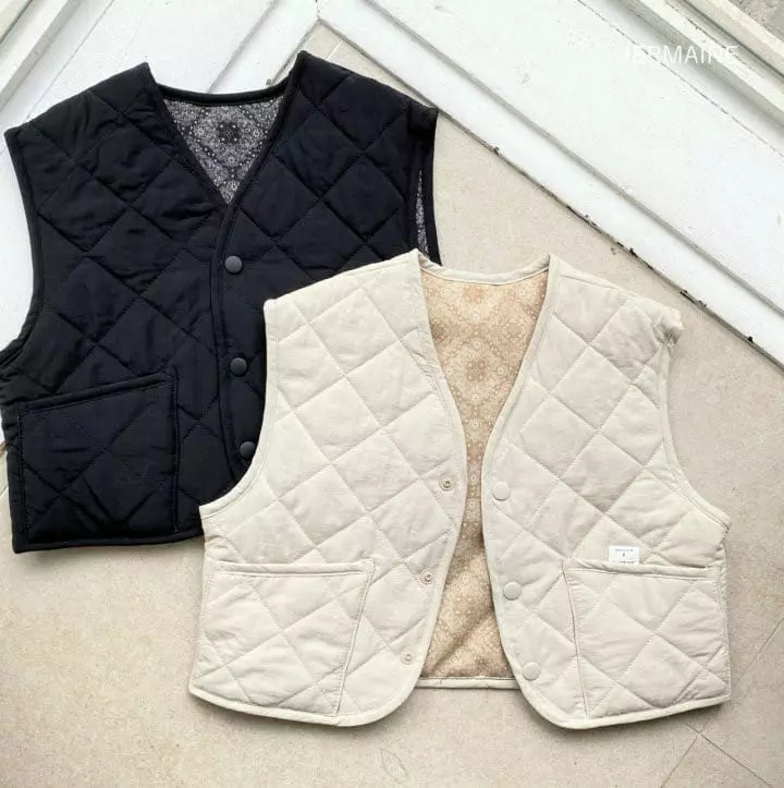 Jermaine - Korean Children Fashion - #prettylittlegirls - Paisely Reversible Vest