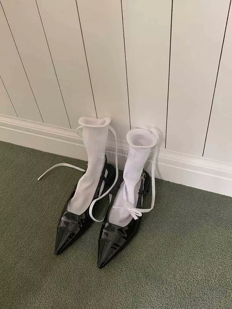 Jkichi - Korean Women Fashion - #momslook - Piping Tape Socks - 5