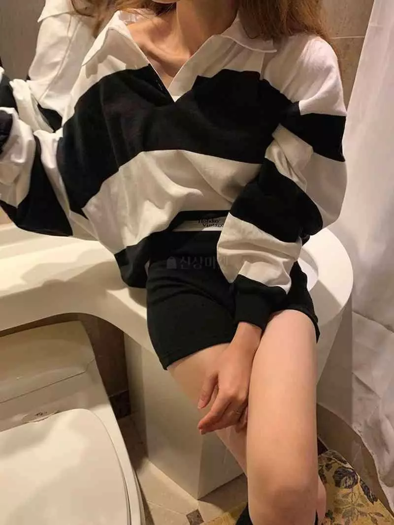 Jkichi - Korean Women Fashion - #momslook - Denggang Tee - 11