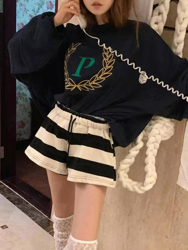 Jkichi - Korean Women Fashion - #momslook - P Sweatshirt