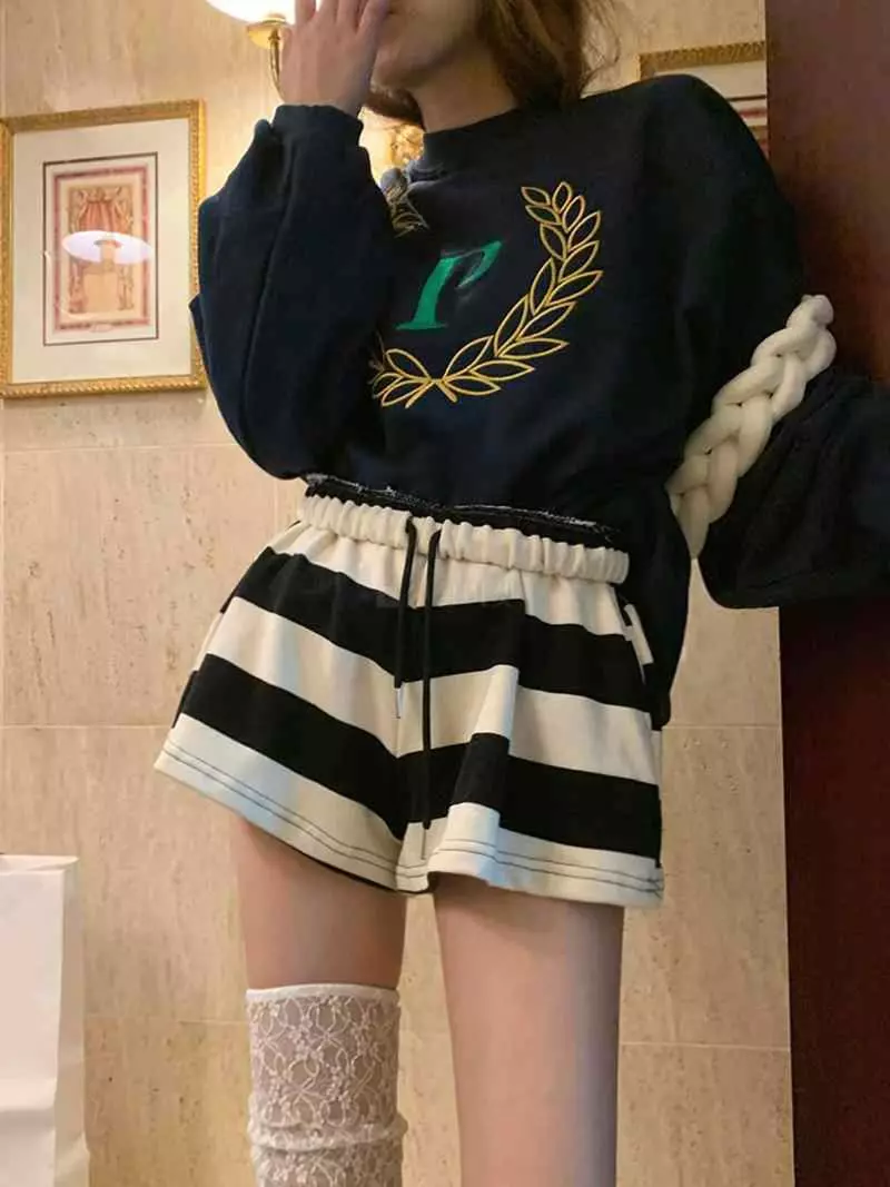 Jkichi - Korean Women Fashion - #momslook - P Sweatshirt - 3