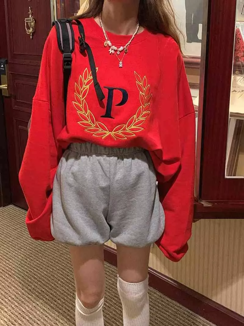 Jkichi - Korean Women Fashion - #momslook - P Sweatshirt - 5