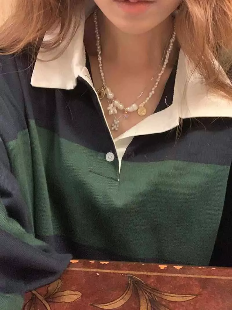 Jkichi - Korean Women Fashion - #momslook - Pearl Kichi Necklace - 3
