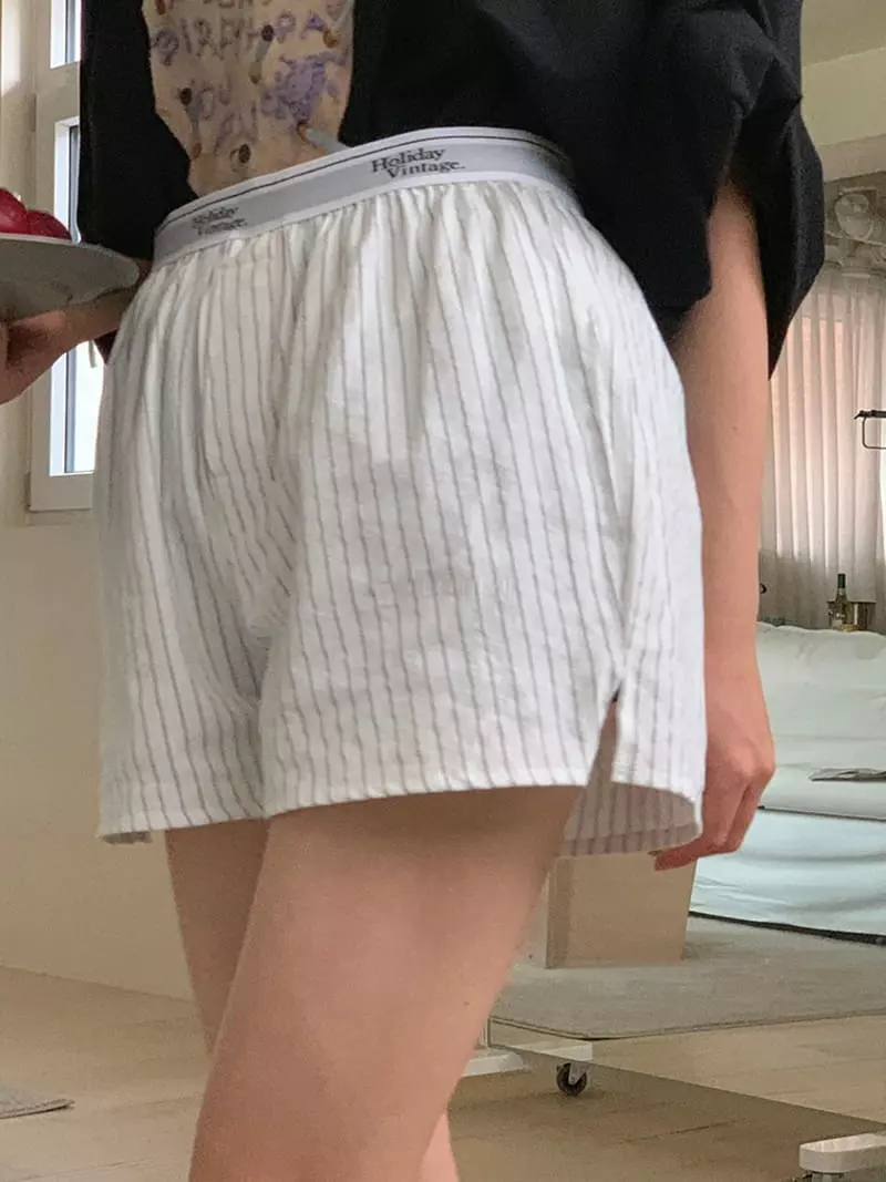 Jkichi - Korean Women Fashion - #momslook - Stripes Pants - 10