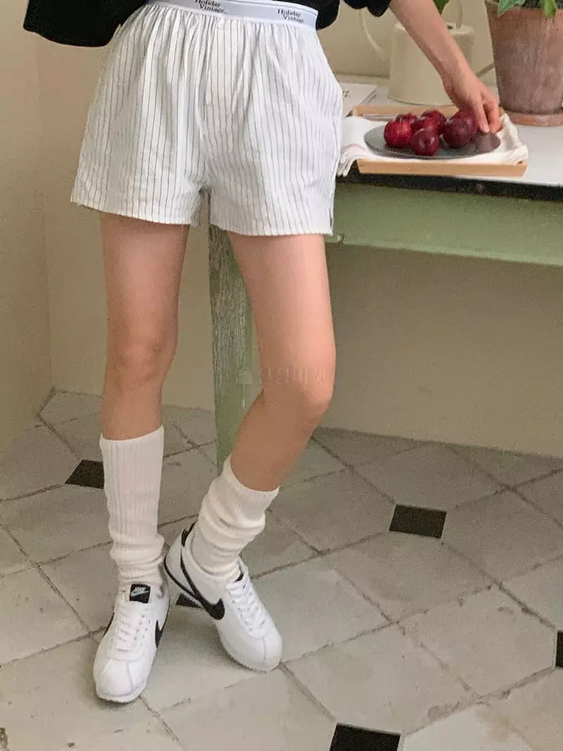Jkichi - Korean Women Fashion - #momslook - Stripes Pants - 8