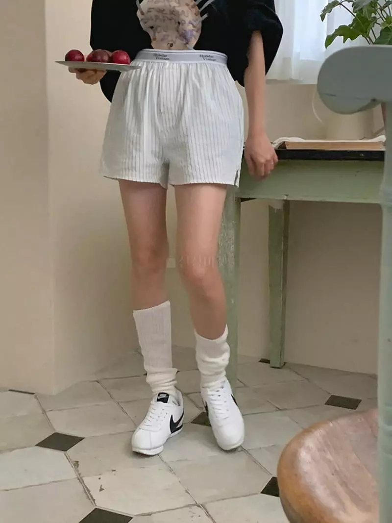Jkichi - Korean Women Fashion - #momslook - Stripes Pants - 9