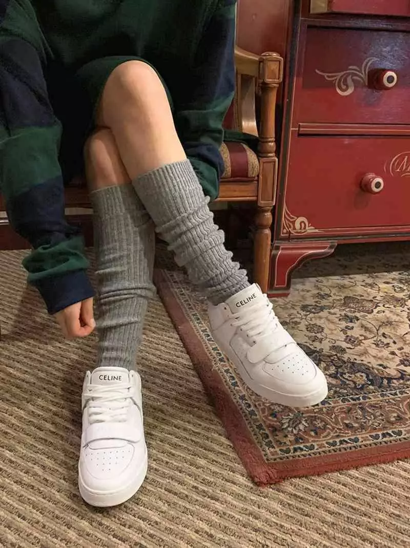 Jkichi - Korean Women Fashion - #momslook - All Rib Socks - 6