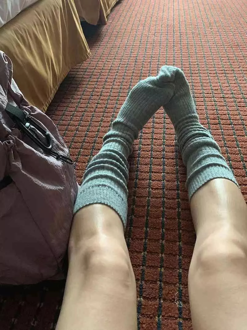 Jkichi - Korean Women Fashion - #momslook - All Rib Socks - 7