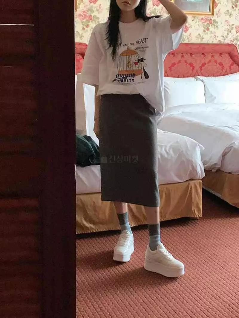 Jkichi - Korean Women Fashion - #momslook - Bird Tee - 10