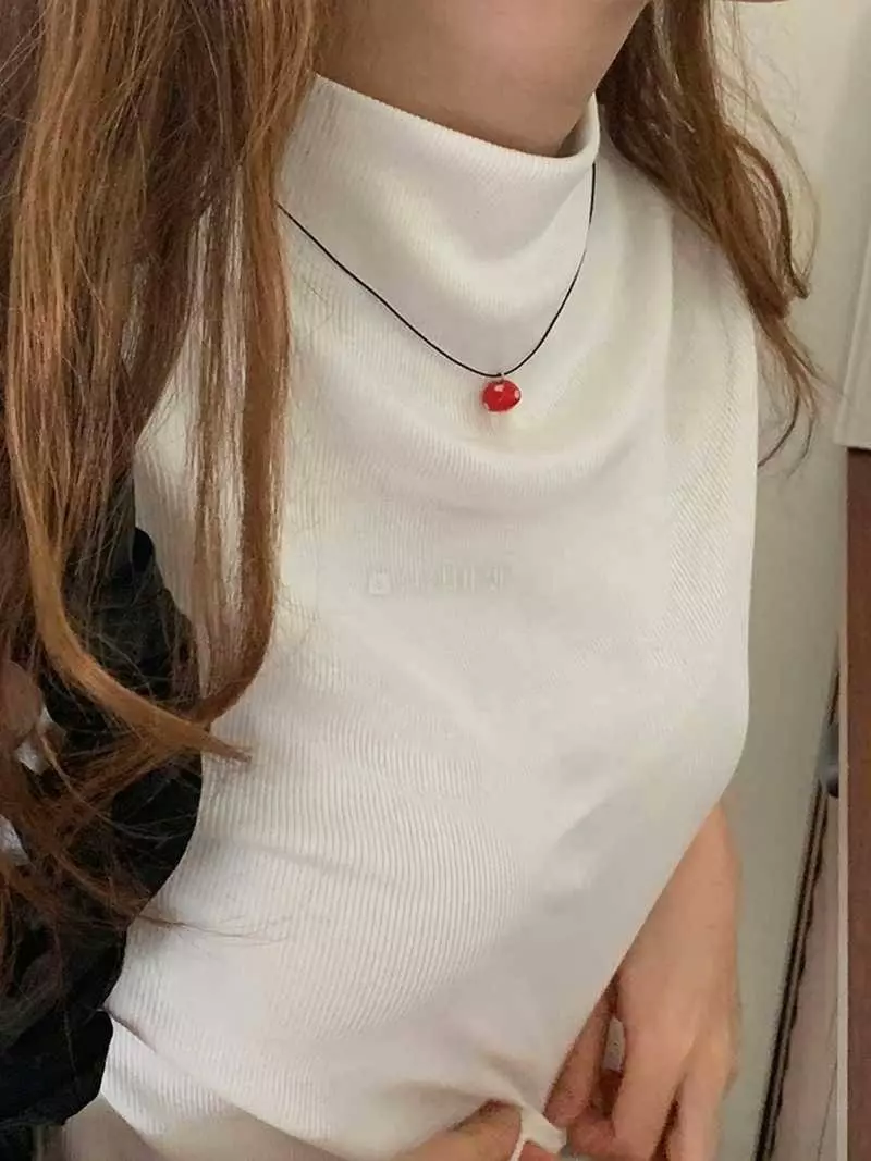 Jkichi - Korean Women Fashion - #restrostyle - Mushroom Necklace