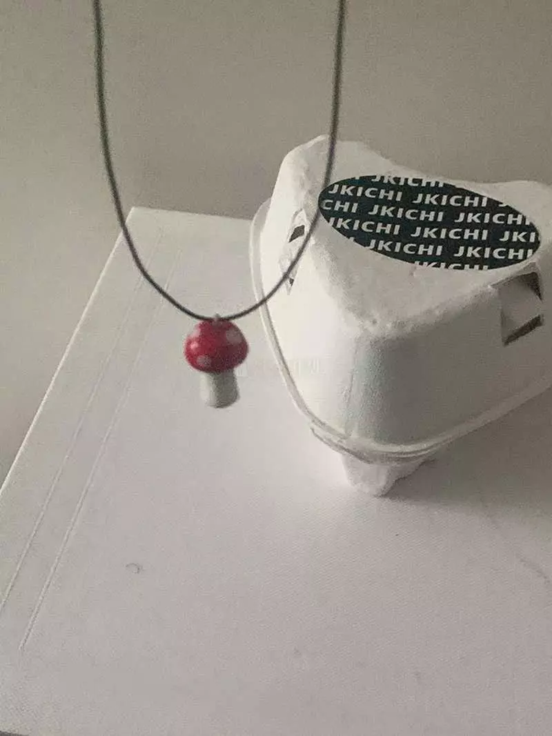 Jkichi - Korean Women Fashion - #shopsmall - Mushroom Necklace - 3