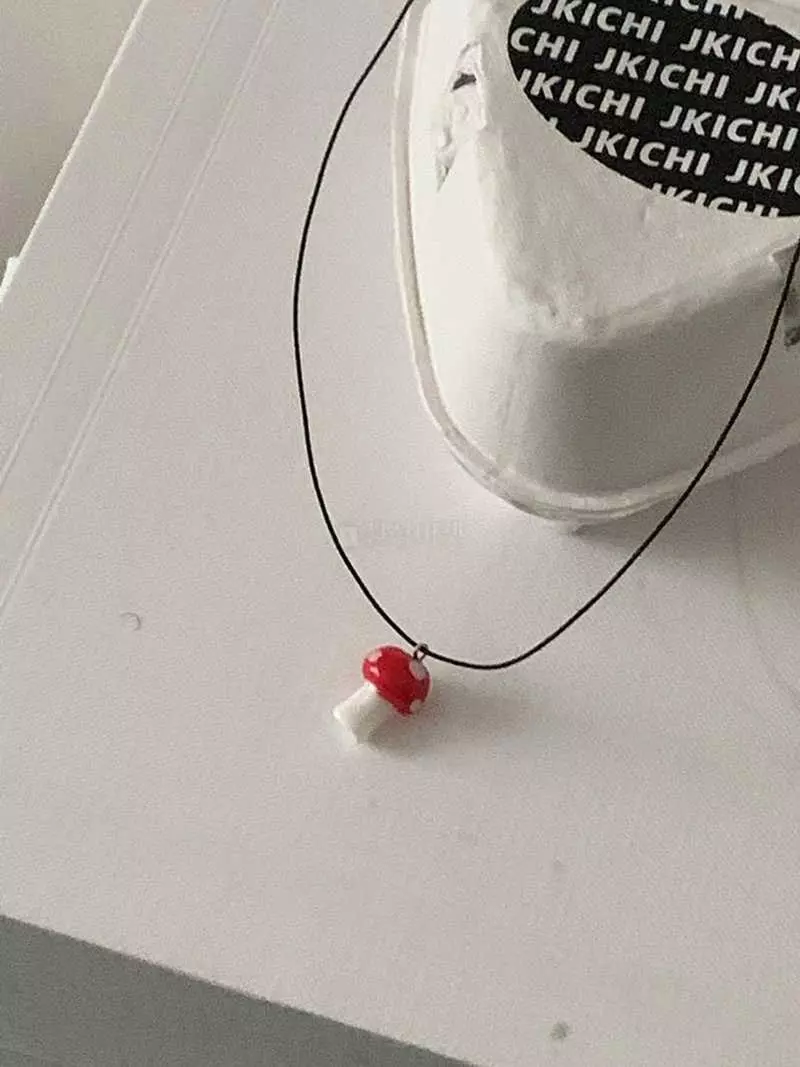 Jkichi - Korean Women Fashion - #thelittlethings - Mushroom Necklace - 5