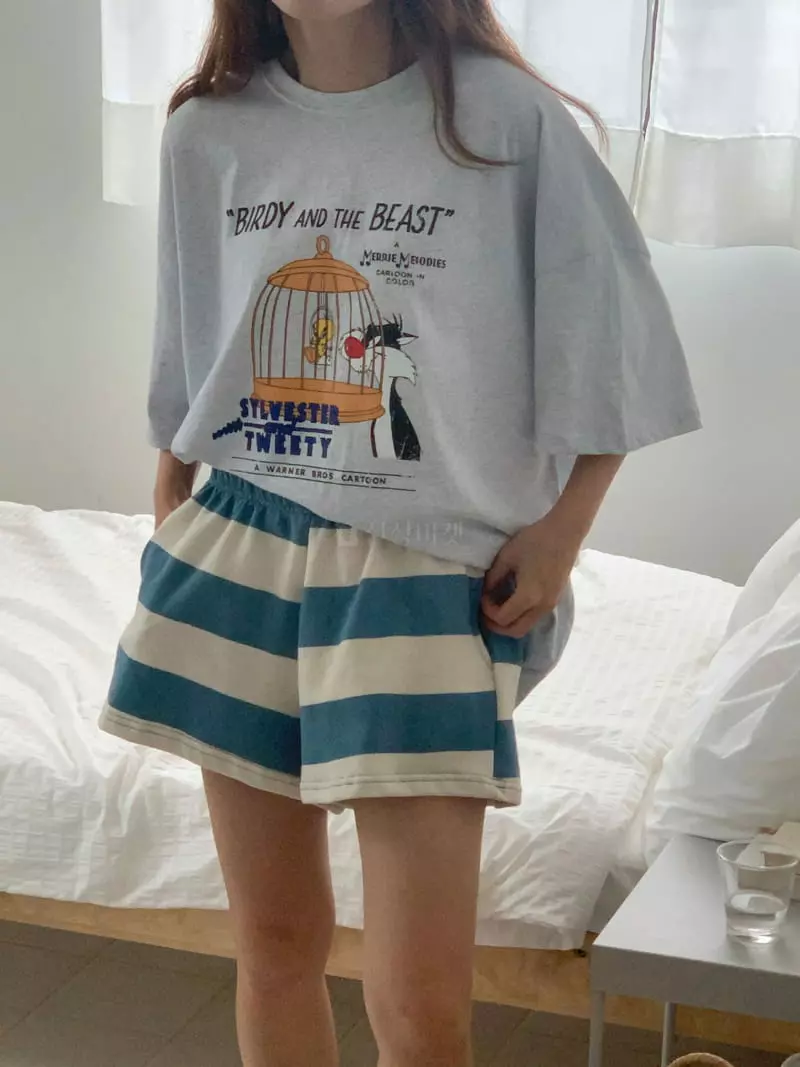 Jkichi - Korean Women Fashion - #thelittlethings - Bird Tee - 3