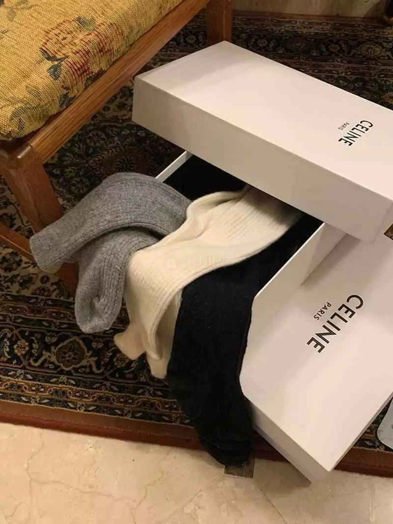 Jkichi - Korean Women Fashion - #vintageinspired - All Rib Socks - 10