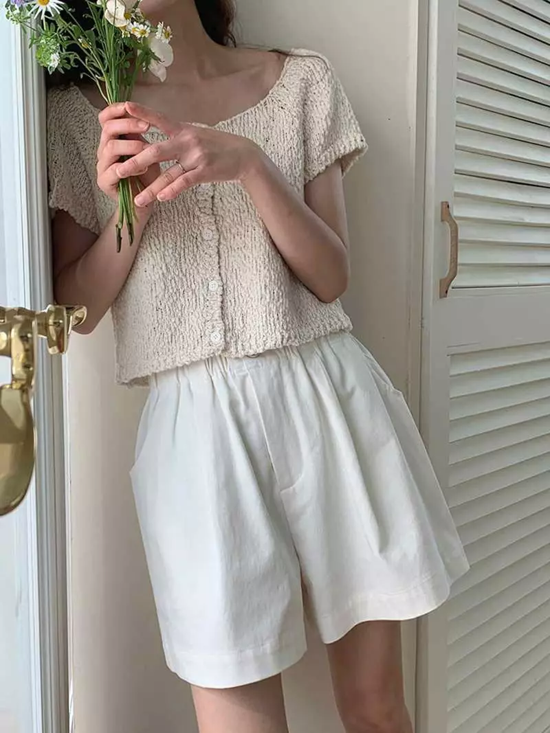 Jkichi - Korean Women Fashion - #vintagekidsstyle - Square Cardigan - 6