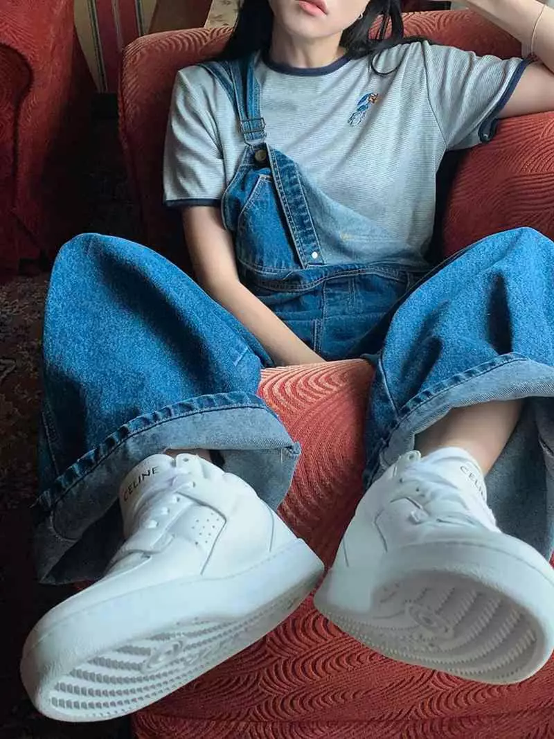 Jkichi - Korean Women Fashion - #womensfashion - Embroidery Tee - 3