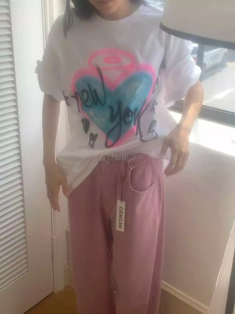 Jkichi - Korean Women Fashion - #womensfashion - New York Angel Tee - 2