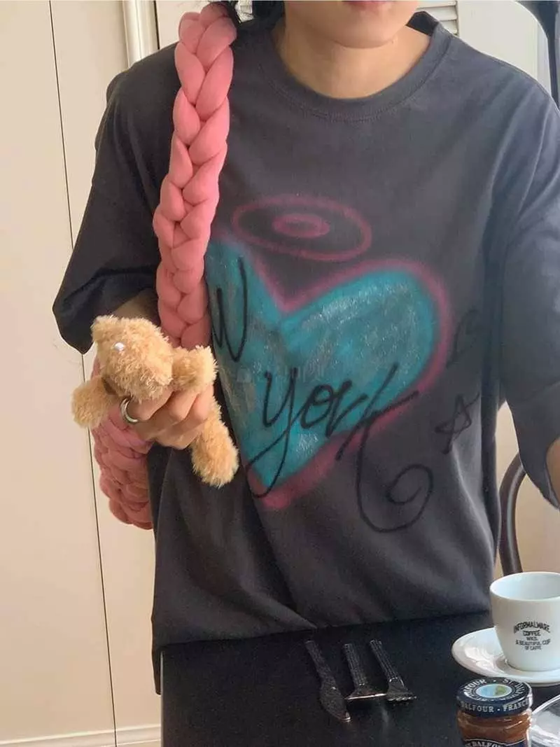 Jkichi - Korean Women Fashion - #womensfashion - New York Angel Tee - 6