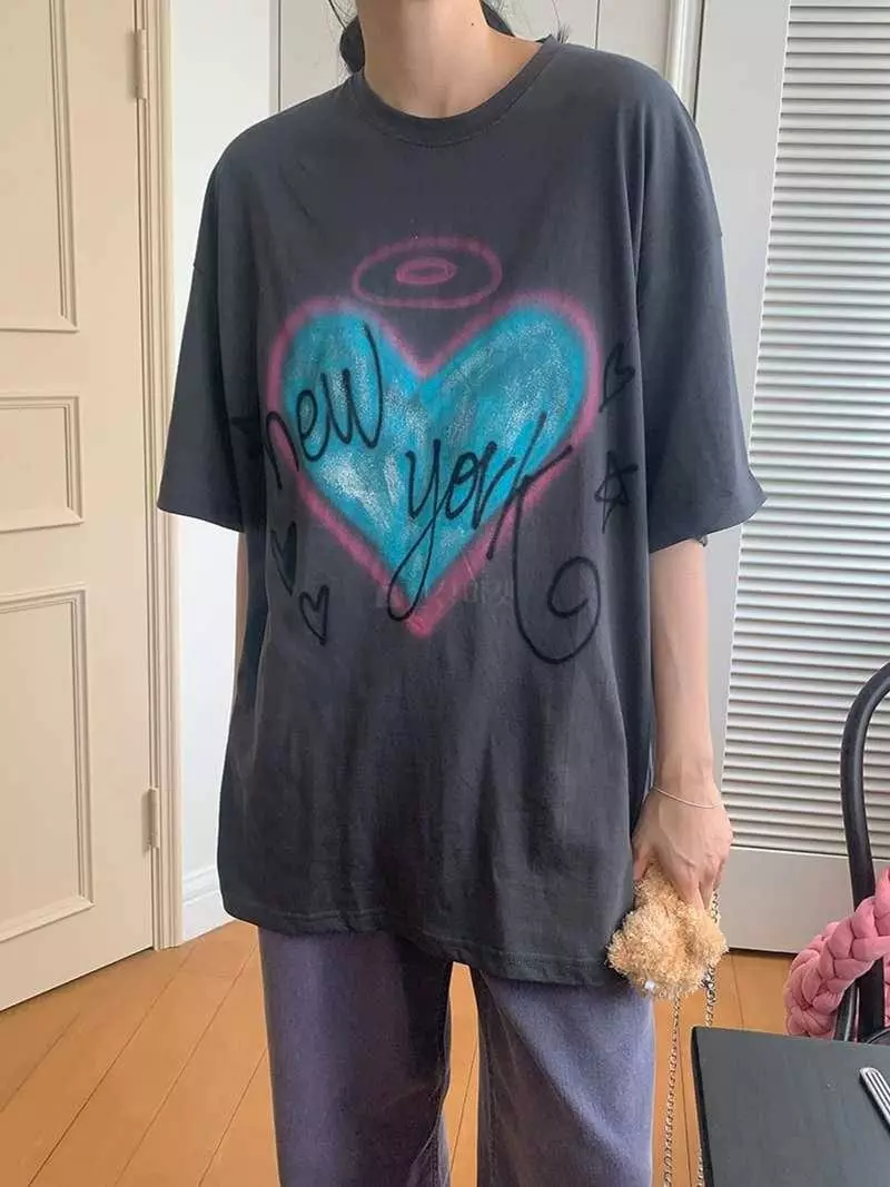 Jkichi - Korean Women Fashion - #womensfashion - New York Angel Tee - 8