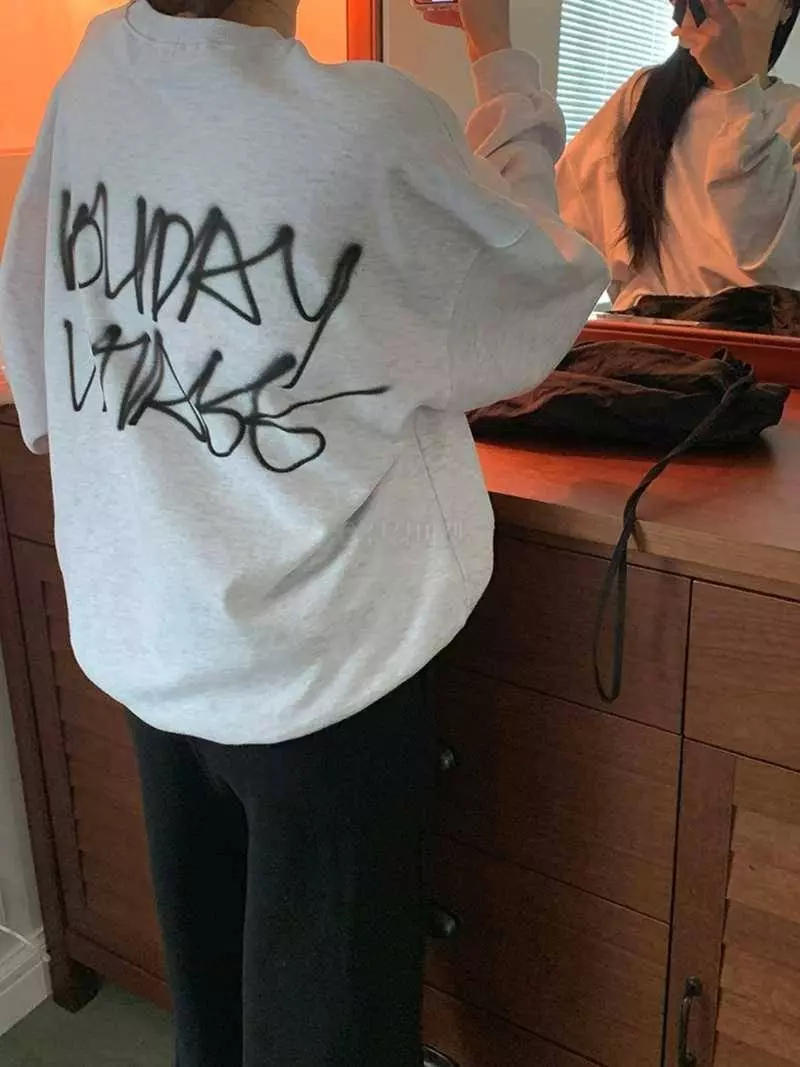 Jkichi - Korean Women Fashion - #womensfashion - Gravity Sweatshirt - 7