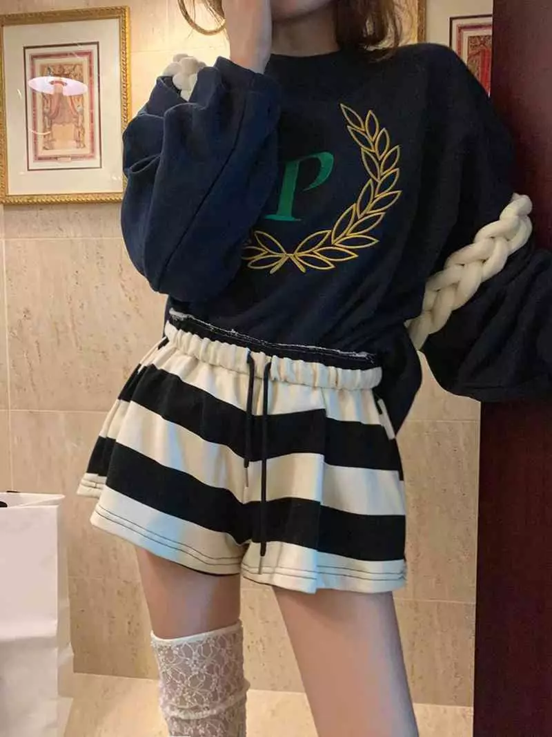 Jkichi - Korean Women Fashion - #momslook - P Sweatshirt - 4