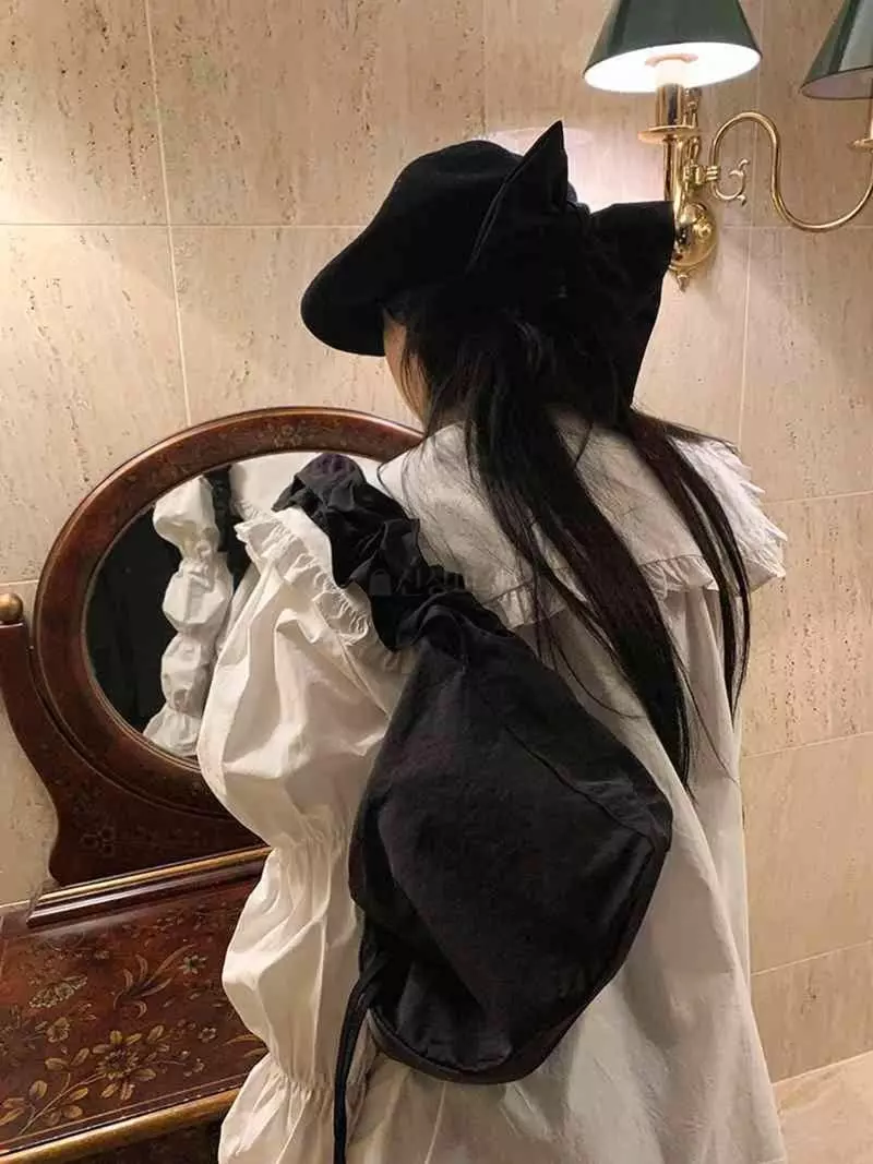 Jkichi - Korean Women Fashion - #womensfashion - Frill Bag - 7