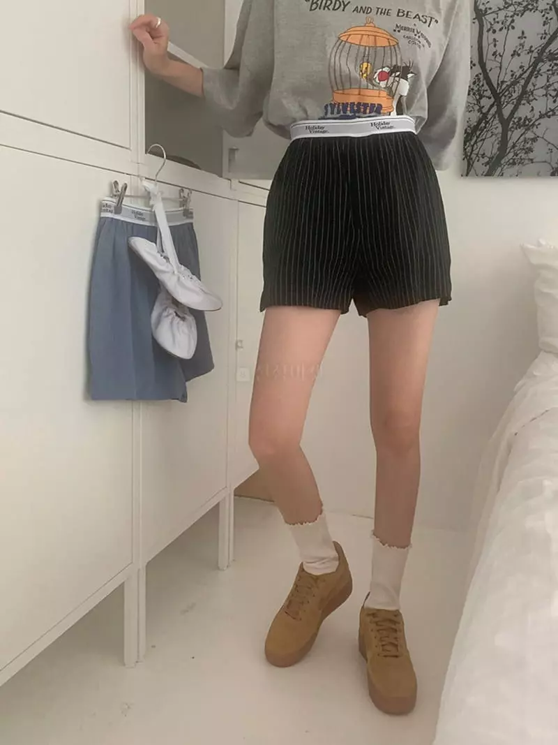 Jkichi - Korean Women Fashion - #womensfashion - Stripes Pants