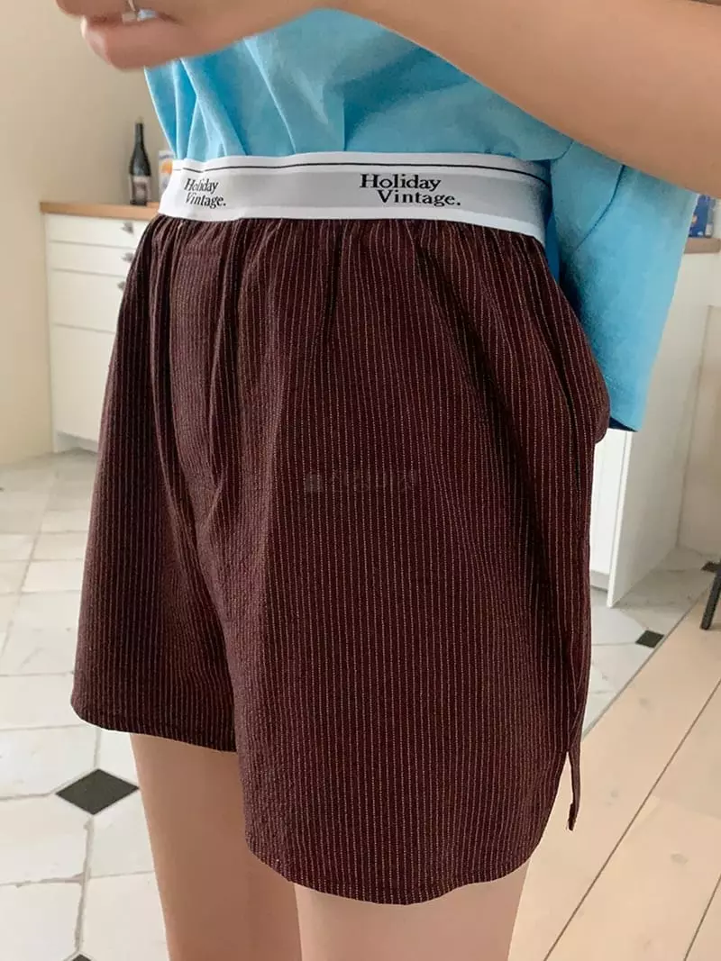Jkichi - Korean Women Fashion - #womensfashion - Stripes Pants - 5