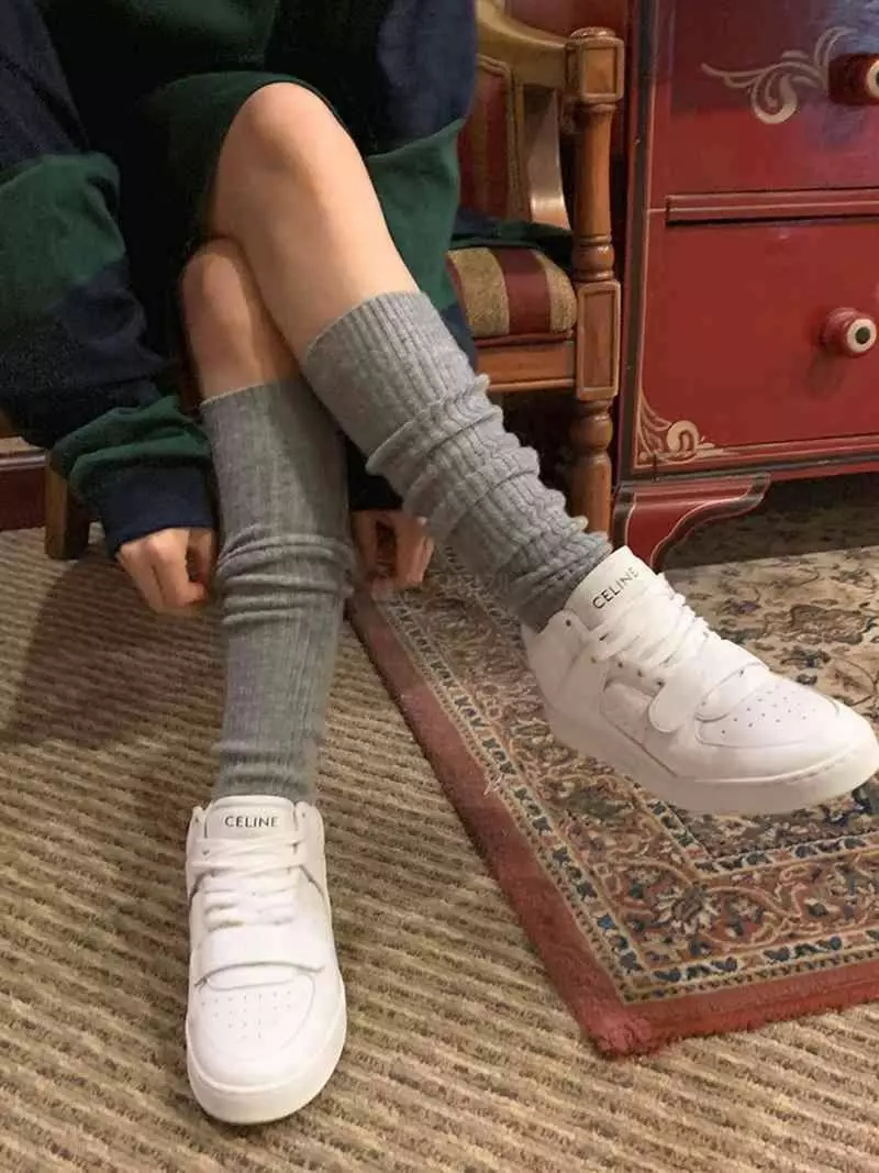 Jkichi - Korean Women Fashion - #womensfashion - All Rib Socks - 5