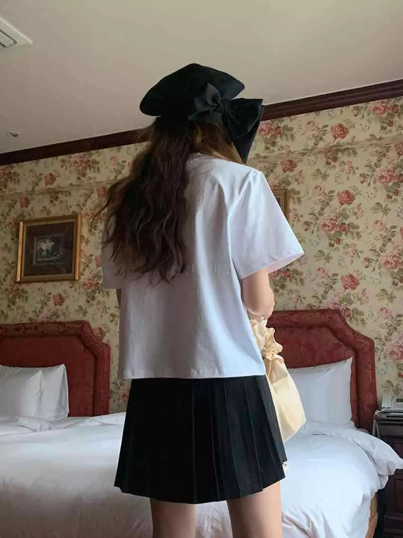 Jkichi - Korean Women Fashion - #womensfashion - Apple Tee