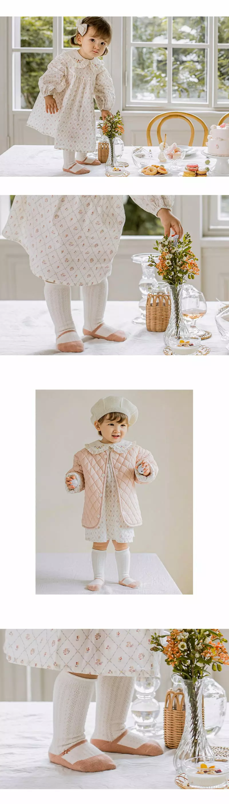 Kids Clara - Korean Baby Fashion - #babyboutique - Nadia Merry Jacket Knee Socks [set of 5] - 3